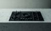 Picture of Elica 88cm Nikolatesla FLAME 4 x Zone Recycling Aspirating Gas Hob Black