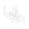 Picture of Elica 120cm Vertigo Vertical Hood White Glass