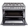 Picture of NordMende F/S 90cm Range Cooker Hybrid Stainless Steel