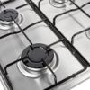 Picture of NordMende 60cm 4 x Burner Gas Hob Enamel Pan Supports Stainless Steel