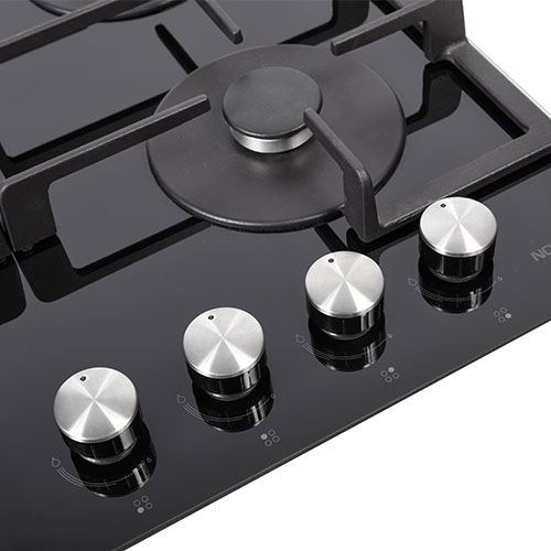 Gowan Home. NordMende 60cm 4 x Burner Gas Hob Cast Iron Pan Supports