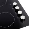 Picture of NordMende 60cm 4 x Zone Knob Control Ceramic Hob Black