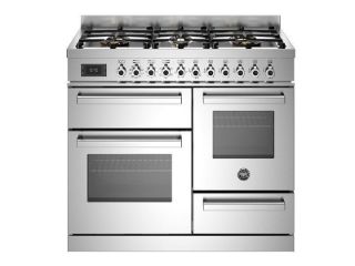 Picture of Bertazzoni F/S 100cm Professional Range Cooker Triple Cavity Dual Fuel Stainless Steel