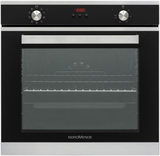 Picture of NordMende B/I 78L S/Steel & Black Glass Multifunction Oven with Catalytic Digital Programmer