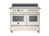 Picture of Bertazzoni Heritage 100cm Range Cooker Twin Oven Induction Ivory