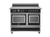 Picture of Bertazzoni Heritage 100cm Range Cooker Twin Oven Induction Matt Black