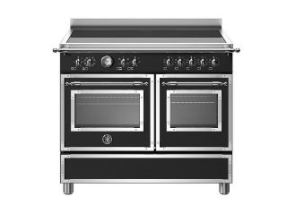 Picture of Bertazzoni Heritage 100cm Range Cooker Twin Oven Induction Matt Black