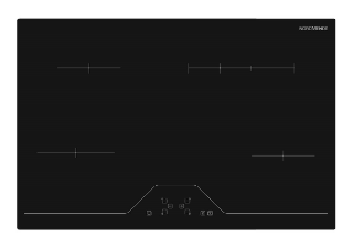 Picture of NordMende 78cm 4 x Zone Touch Control Ceramic Hob Black