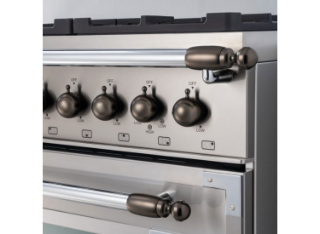 Picture of Bertazzoni Heritage Series Black Nickel Kit for Cooker & Hood