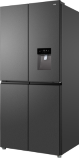 Picture of TCL Free Standing 4 Door Fridge Freezer Water Dispenser Quartz Grey