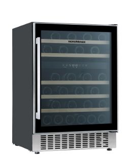 Picture of NordMende 60cm Free Standing / Built In Wine Cooler 46 Bottle Dual Zone Slim Inox Frame