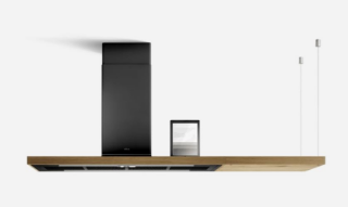 Picture of Elica 120 x 58cm Bio Island Hood Natural Oak + Black