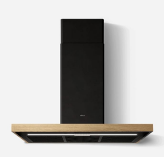 Picture of Elica 90cm Bio Chimney Hood Wood + Black