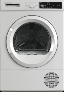 Picture of NordMende F/S 8kg Condenser Tumble Dryer with Heat Pump White E Energy Rated