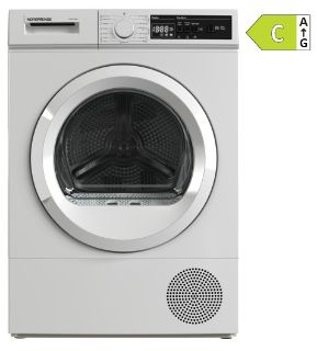 Picture of NordMende Freestanding 10kg Heat Pump Tumble Dryer White C Energy Rated