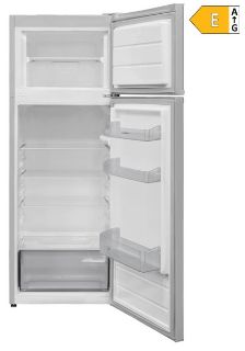 Picture of NordMende 54cm Freestanding 144cm Top Mount Low Frost Fridge Freezer Silver