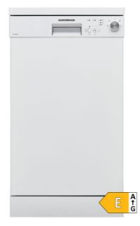 Picture of NordMende F/S 45cm Slimline Dishwasher White