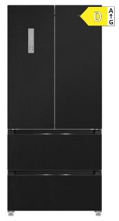 Picture of Whirlpool 83cm Freestanding French Door with Freezer Drawers No Frost Fridge Freezer Dark Inox