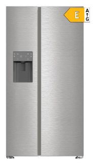 Picture of Whirlpool 91cm Freestanding 2 Door Side By Side Plumbed Ice And Water No Frost Fridge Freezer Pearl Inox