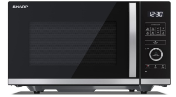 Picture of Sharp 25L 900W Solo Flat Bed Microwave Black + Silver