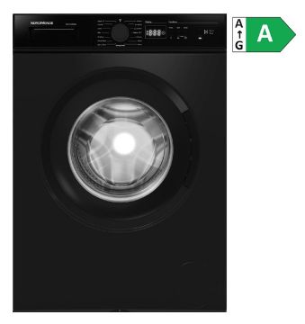 Picture of NordMende 8kg Washing Machine 1200 Spin Inverter Motor A Rated Matt Black