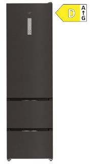 Picture of Whirlpool 60cm Freetanding Dual Door with Freezer Drawers No Frost Fridge Freezer Dark Inox