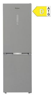 Picture of Whirlpool 60cm Freestanding 6040 No Frost Fridge Freezer Dark Inox