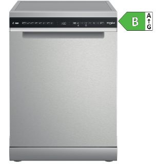 Picture of Whirlpool Freestanding 60cm Dishwasher Stainless Steel