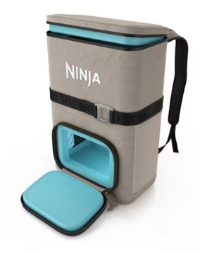 Picture of Ninja Outdoor FrostVault Go 17 litre 24 Can Backpack Soft Cooler with Cold Dry Zone Birch Beige