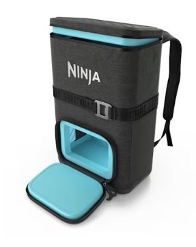 Picture of Ninja Outdoor FrostVault Go 17 litre 24 Can Backpack Soft Cooler with Cold Dry Zone Charcoal Grey