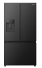 Picture of Hisense 90.8cm x 179.5cm Freestanding 3 French Door Plumbed Water Dispenser & Ice Maker 634L Black