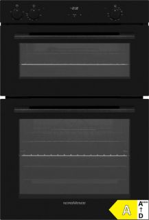 Picture of NordMende Built In Double Oven and Grill Black Glass