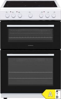 Picture of NordMende FS 60cm Twin Cavity Electric Fan Cooker with Ceramic Top White