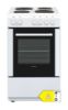 Picture of NordMende FS 50cm Single Cavity Electric Static Cooker with Solid Plates White