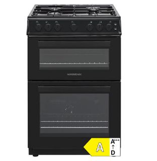 Picture of NordMende FS 60cm Twin Cavity Natural Gas Cooker Black