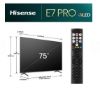 Picture of Hisense 75 Inch QLED Smart TV Series E7NPRO