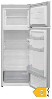 Picture of NordMende 54cm Freestanding 144cm Top Mount Low Frost Fridge Freezer Silver