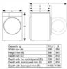 Picture of Hisense 10k.5g/6kg Freestanding Washer Dryer 1400rpm LED Display Black