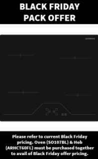 Picture of NordMende 60cm 4 x Zone Touch Control Ceramic Hob Black